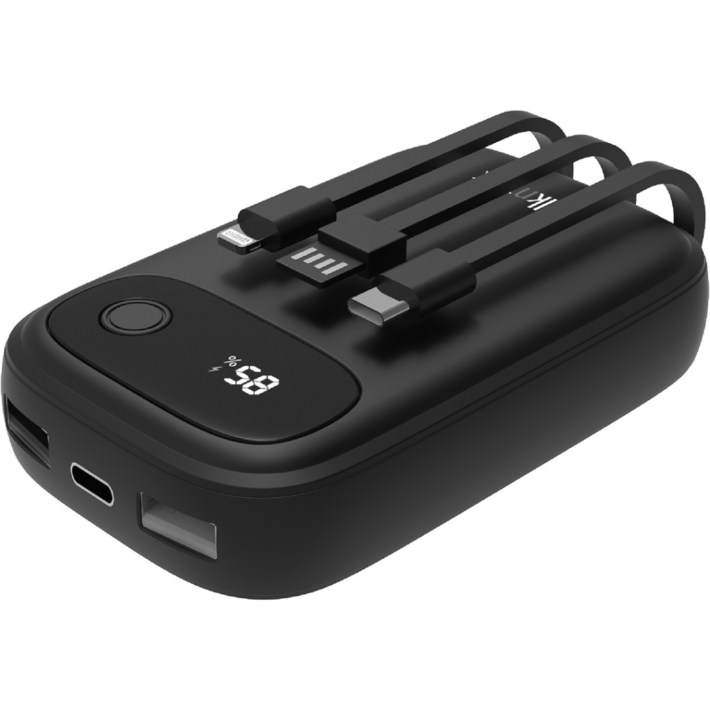 8K Travel Power Bank with Built-in Cables – WalknTalk