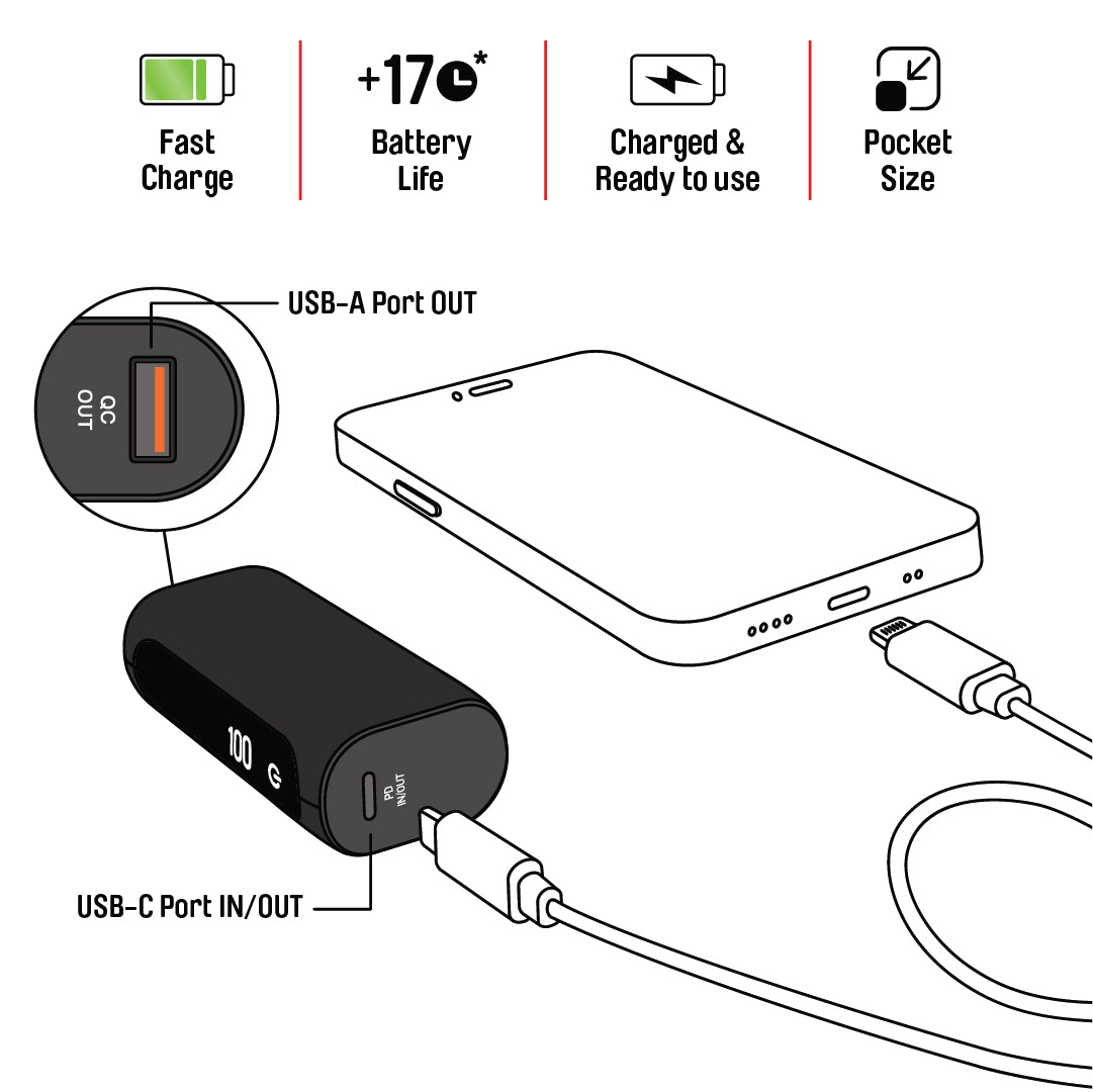 5K Power Bank Illustration