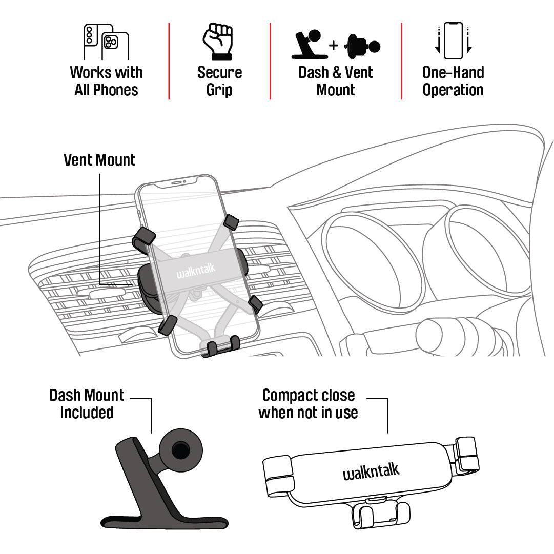 Universal Phone Holder Illustration