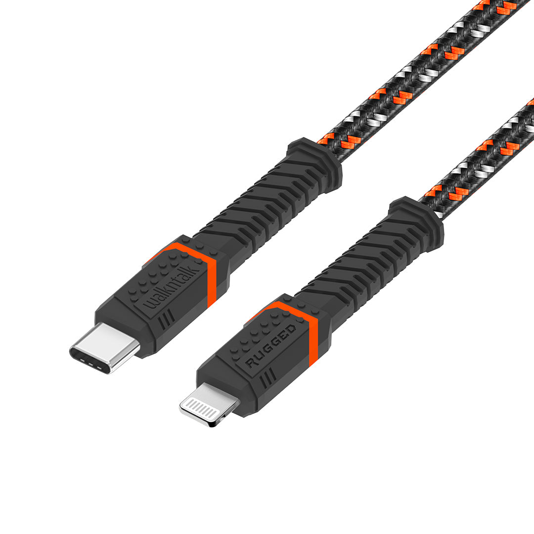 Rugged Kevlar USB C to Lightning Cable