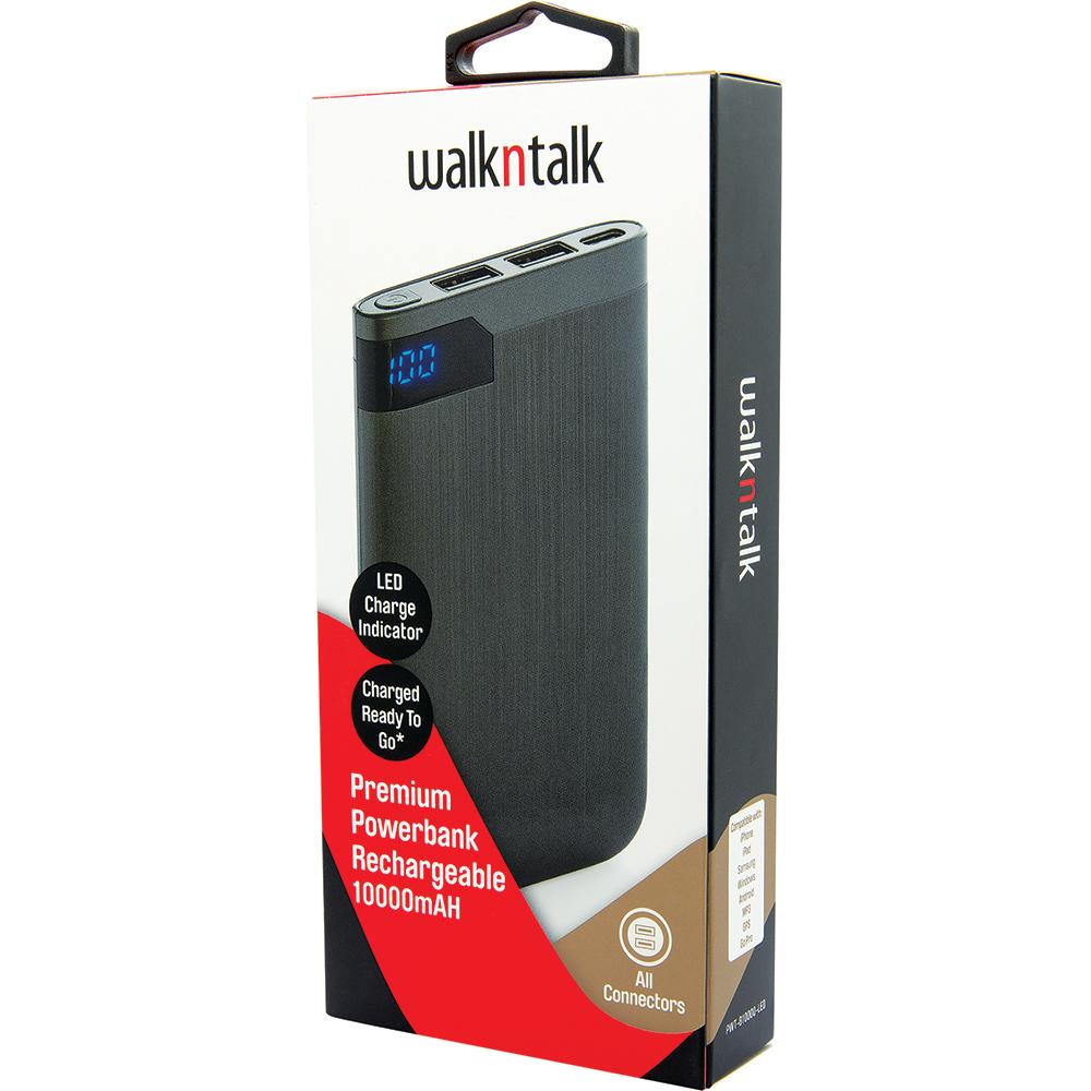 Powerbank Dual USB 10000mAH - Black