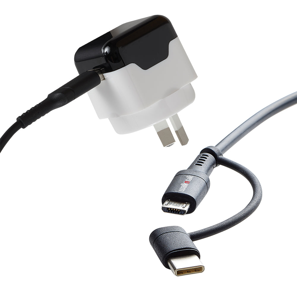 Wall Charger + 2in1 Charge & Sync Cable